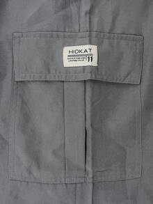 Hidkat Women's Casual Cargo Shorts, Drawstring Waist, Large Cargo Pockets, Lightweight And Breathable, Suitable For Summer Home Daily Wear, Outdoor Hiking And Exercise - Grey - View 6
