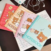 Rilakkuma Cute Cartoon Bear Notebook, Student B5 Lined Journal Notepad - Multicolor - View 10