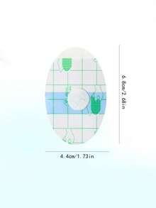 20-80pcs Invisible Waterproof Transparent PU Film Ear Covers, Universal Household Adhesive Patches, Prevent Water Entry, Ear Protection For Bathing, Surfing, Diving, Swimming And Other Water Sports - A - View 6