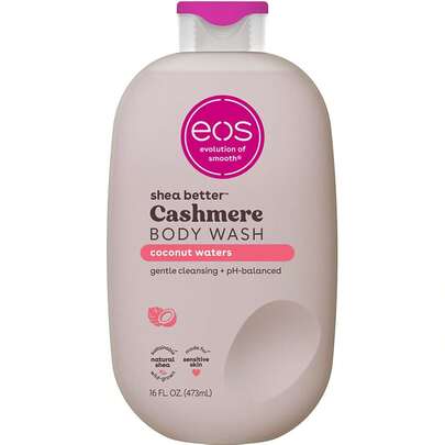 Eos Cashmere Body Wash – Aguas de Coco, Gel de Baño Hidratante, Fórmula de Gel Cremoso, Con Manteca de Karité, Glicerina, Vitamina E, pH Equilibrado, Variante 2