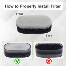 6/12/20/30 PCS Pet Fountain Filter, Water Cleaning Filters, Non Woven Replacement Filter, Filtration Design, Cat Dog Drinking Fountain Use - One Size - View 3