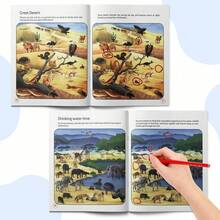 Picture Comparison Challenge Book - Find The Differences Puzzle, Exquisite Illustrations, Cultivate Concentration, Patience And Logical Thinking Ability - Spot the Difference - View 2