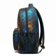 Mochila escolar para estudiantes - Mochila con patrón de videojuegos para adolescentes de escuela secundaria - Mochila casual de 16 pulgadas para videojuegos y viajes - Multicolor - Ver 8