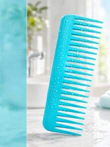 Wide Tooth Detangling Comb For Curly And Wet Hair, Anti-Frizz Hair Brush, Soft Scalp Shampoo Brush, Hair Styling And Care Tool, Cosmetic Accessory For Women And Girls, Back To School, Holiday Gift, Travel Essential, Hair Accessory - Multiple Styles - View 6