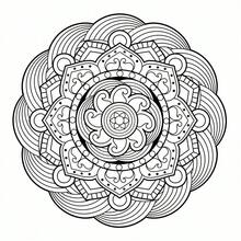 Mandala Coloring Book For Deep Relaxation And Stress Relief, DIY Coloring To Boost Creativity, Suitable For Screen-Free Entertainment, Travel, Car Trips, Flight Journeys, Perfect Gift For Beginners, Teens, Friends And Family Games - Mandala Coloring Book - View 11