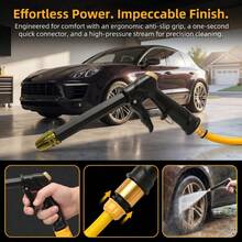 1/2pcs Metal High Pressure Car Wash Gun With Quick Connect Coupler, Powerful Water Pressure, Multi-Purpose For Car Washing, Watering Plants, Cleaning, Pet Shower - 1 PCS Car Wash Water Gun - View 6