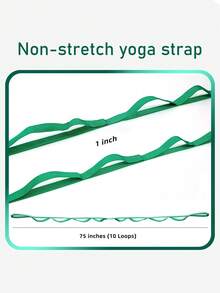 Non-Elastic Stretching Strap Stretch Resistance Band Butt Lift Stretch Bands For Women Gym Enthusiasts For Yoga Ballet Pilates Gymnastics And Dance Workout Stuff Exercise Workout Gym Home Equipment For Women Sport Workout Essentials Accessories - Multicolor - View 11