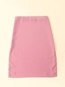 1件女款純色雪紡柔軟中東面紗，阿拉伯保守風彈力帶素色面罩，適合日常使用 - 粉色 - 查看 2