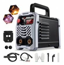 Glimall MMA-300 Mini Portable Welding Machine With Accessories, Black - US A Type Plug(110-127V) - View 1