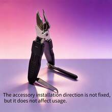 1pc 3-In-1 Oblique Large Opening Nail Clipper With Nail File, Specialized For Thick Hard Nails Of Elderly, Adult Ingrown Nail Trimmer, Portable Sharp Effort-Saving Nail Care Tool For Home Use - Specification - View 9