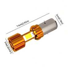 Heyword H4/P15D/BA20D 27W LED 3 COB Motorcycle Bulb 1300LM 6000K - H4-3COB - View 7