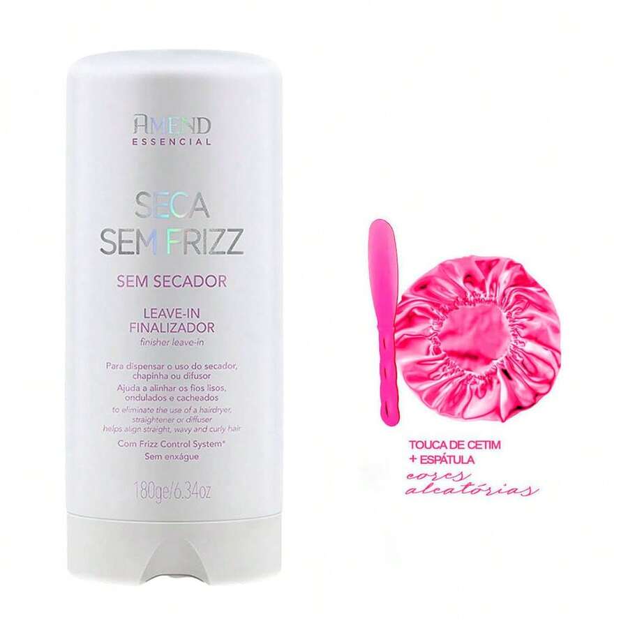 Exclusivo! Leave-In Amend Seca Sem Frizz 180ml Efeito Cabelo De Salão ...