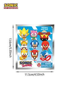 Sega Seri 4 Klip Tas Busa 3D Blind Bag Gantungan Kunci Koleksi Berlisensi Resmi Figur Misteri 2 Inci Hadiah untuk Penggemar - Seri MN-360654 - View 5