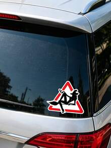 時尚女巫車貼 個性化乙烯貼紙 防水車貼 適用於摩托車、筆記本電腦 - 女巫 - 查看 4