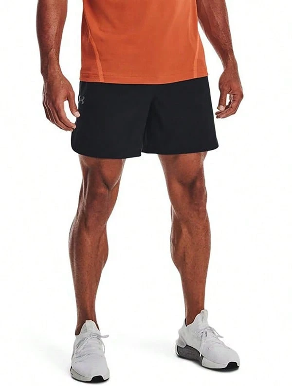 Under Armour UA Launch Racing Series Lightweight Quick-Drying Men's Open-Panty Unlined Marathon Running Shorts - Black - View 1