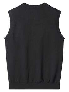 ZYNTH BALENO Men's Autumn/Winter Fashion Crew Neck Sports Black Sweater Top - Black - View 6