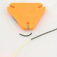 1pc European Carp Fishing Accessory Tool Skinning Line Stripper Multi-Purpose Line Puller Hook Puller Tail Braid Measure - Yellow - View 7