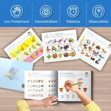 Children's Focus Games Activities - Picture Reading, Web Searching, Matching Games, Simple Word Tasks And Visual Story Scene Activities, Enhancing Focus And Observation Skills Back To School - 閱讀遊戲 - 查看 9