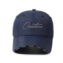 American Vintage Letter Baseball Cap For Women, Oversized Deep Fit, Wide Brim Baseball Cap, Versatile Large Head Circumference Face-Slimming Cap - A - View 3