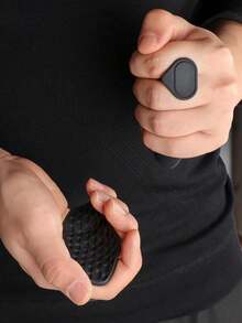 1Pair Silicone Anti-Slip Hand Grips, Wear-Resistant Palm Protection Pads, Anti-Callus Palm Cushion For Dumbbell, Weightlifting, Gym Fitness Training - Multicolor - View 5