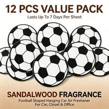 Unique Football Design, Classic Black & White Patterns, Perfect Gift For Sports Fans, Exquisite Rearview Mirror Pendant - Zuqiu - View 16