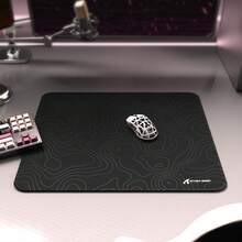 ATTACK SHARK CM02 PRO Gaming Mouse Pad, Speed Type, Large Desktop Mouse Pad, Waterproof Surface, Stitched Edges, Non-Slip Rubber Base, L Size, Composite Material, 17.72" X 15.75" X 0.16" - View 7