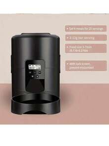 USB 自動寵物餵食器,智能 67.63oz 自動貓餵食器 - USB 與電池供電,適用於貓和狗,不含電池 - 2公升 - 查看 5