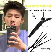3/6入髮根蓬鬆夾,防滑髮根撐起造型工具,適合扁平髮質與瀏海,蓬鬆豐盈造型夾,男女通用 DIY 家用沙龍髮飾 - 彩色 - 查看 2