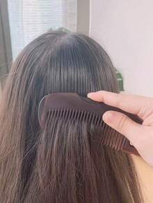 1pc Anti-Static Anti-Tangle Hair Brush With Press-Type Essential Oil Massage Cleaning Comb Styling Tool - Multicolor - View 8