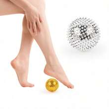 2 Hedgehog Balls, Suitable For Acupoint Stimulation, Opening, Palm Sized Muscle Relaxation, Fitness, And Health Massage Tools, Are Ideal Choices For Various Holiday Party Gifts - Multicolor - View 6