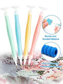 Diamond Painting Tool Set – Includes Transparent Storage Box, Precision Tweezers, Wax Pen, Tray, Bead Pickup Spoon – Suitable For Beginners And Advanced Craft Enthusiasts, Ideal For Art Projects And Home Decor - A - View 3