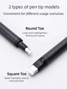 Press-Type Pen-Shaped Eraser, Replaceable Refill, Designed For Highlighting In Sketching And Painting, No Residue, Specially Formulated For Artistic Creation - Press-type Pen Eraser - View 2