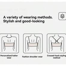 1/3pairs Adjustable Thin Bra Shoulder Straps Replacement, 0.5cm Spaghetti Elastic Bra Strap, Multi-Way Halter / Cross Back / Regular Wear, Non-Slip Bra Strap Extender For Tube Top Camisole, 3 Colors Black/Nude/White - Multicolor - View 10