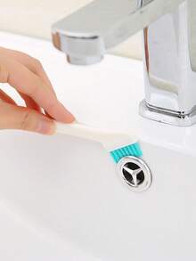 Bàn chải vệ sinh lỗ lọc cán dài đa năng, bàn chải vệ sinh khe hở hai đầu, bàn chải tẩy vết bẩn lỗ bồn rửa bát gia đình - A - Xem 10