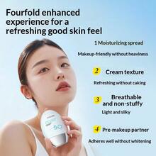 Shangpree SPF50+ PA++++ Sunscreen , Oil Free No White Cast UV Sun Lotion Waterproof For Face Body Sensitive Skin - Clear - View 3