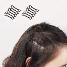 10/1pc U-Shaped Hair Clips, Invisible Styling Comb, Mini Bangs Support Styling Tool, Broken Hair Fixing Decorative Hair Clip, Top Clip, Back Of Head Invisible Bangs Fixing Insertion Comb, Anti-Frizz Comb, Hair Dryer, Hair, Barber, Hair Styling Tool, Hair Care Product, Edge Comb, Styling Comb, Travel, Hair Care Supplies - Multicolor - View 3