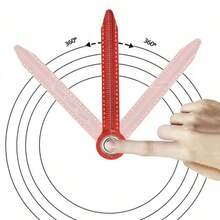 Woodworking Marking Tool, Woodworking Drawing Compass, Aluminum Alloy Drawing Tool Hole Ruler, High-Precision Woodworking Marking Gauge, Concentric Axis Design And Painting, Engineering Decoration Hole Ruler, Marking Measurement Tool - 1pc - View 11