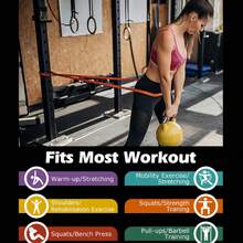 Pull-Up Assist Band, Home Workout Resistance Band, Fitness Training Resistance Band Set, Suitable For Muscle Exercise And Physical Training - A - View 6
