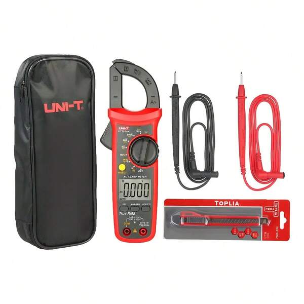 Pinza Amperimétrica Uni-T UT202a+ Multímetro Analógico CA/CC 600V 600A