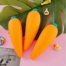 Toymendous Large Carrot Squishy Toy 13cm Giant Stress Relief Toy Adult Sensory Fidget Toy Soft And Fluffy - Multicolor - View 3