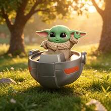 Miniso Kotak Buta Keycap Star Wars Grogu, Kerajinan PVC Halus, Ukiran Detail, Dekorasi Keyboard Mekanik & Ornamen Gantung Tas (Pengiriman Acak 1 Buah) - MultiWarna - View 6