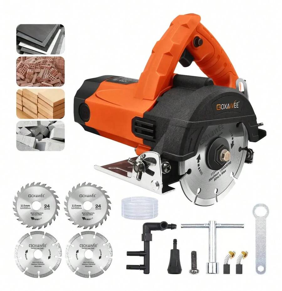 Circular Saw Cutter For Tiles And Marble 1800w Orange Color - Orange - View 1