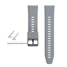22MM Quick Release Silicone Smart Watch Band Compatible With Huawei GT5/6/GT4/Watch3, Watch 5 Active/Lite, Galaxy Watch 6/5/4/5pro/4/6 Classic/42mm 46mm, Watch Band, Universal For Men And Women - 22mm - View 15