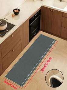 1pc Solid White Letter Pattern Rubber Soft Mat, Absorbent And Easy To Clean, Suitable For Kitchen, Bathroom And Other Areas, All Season Use - Multicolor - View 13