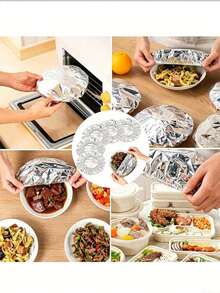 30pcs Stretchable Reusable Bowl Covers, Transparent Dish Insulation Lids, Odorless Kitchen Food Wrap, Suitable For BBQ, Restaurant, Home And Halloween, St. Nicholas Day, Easter And Other Holidays - Multicolor - View 5