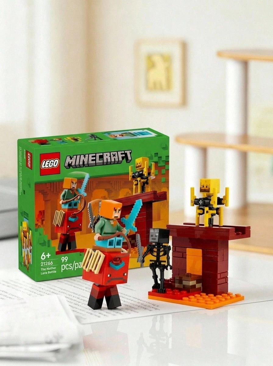 LEGO Minecraft® The Nether Lava Battle Kids 6Years+ 21266 - 彩色 - 查看 1