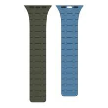 1件裝運動磁吸矽膠替換錶帶，適用於 Series 4 5 6 SE 7 8 9 10 11 42 44 45 46 49mm 手錶錶帶 - 42/44/45/46/49mm - 查看 13
