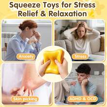 1pc Soft Comfortable Toast Squeeze Stress Relief Doll, Available In Pink, Yellow, White, Green, Ideal Stress Relief Doll. Suitable For Birthday Gifts, Holiday Gifts, Daily Surprise Gifts, Desktop Creative Decor And Party Favors. This Slow Rebound Cute Squeeze Doll Can Also Be Used As Halloween Gift, Christmas Gift. - Multicolor - View 9