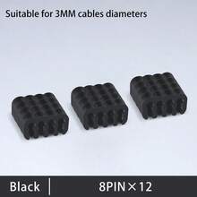 24/12/8/4 Pcs PVC Cable Comb Wire Clamp Organizer Sleeved Cables For 3mm ATX ITX 24/8/6 Pin CPU GPU Modular Power Cable Desktop PC Computer Case Wiring Management Tool - View 9