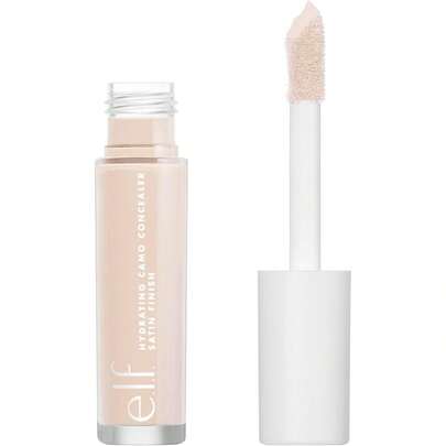Corrector Camuflaje Hidratante E.L.F., Cubre Imperfecciones & Ojeras, Cobertura Completa & Acabado Satinado, Vegano & Libre de Crueldad, Variante Clara 5